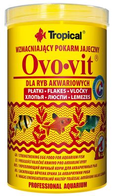 Tropical Ovo-Vit - stärkendes Eifutter für Aquarienfische 100ml Flockenfutter