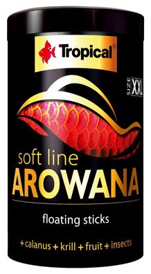 Tropical soft line Arowana Size XXL 1000ml für ausgewachsene Arowanas MHD 03/21