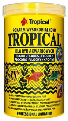 Tropical "Tropical" - Flockenfutter mit hohem Proteingehalt 100ml - MHD 10/2020