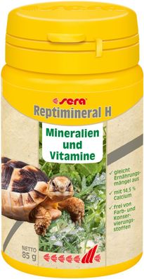 Sera reptil Reptimineral H 100ml Mineralien & Vitamine Herbivor Ergänzungsfutter