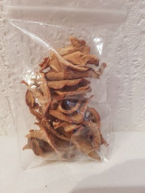 10g Hokkaido Kürbis Chips Beutel für Garnelen, Welse, Krebse, Aquariumfische