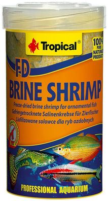 Tropical FD Brine Shrimp 100ml - Gefriergetrocknete Salinenkrebse für Zierfische