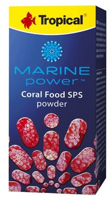 Tropical Marine Power Coral Food SPS Powder mit Algen Korallen 100ml Meerwasser