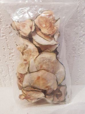 10g Zucchini Chips Beutel für Garnelen, Welse, Krebse, Futter, CPO, Krebse