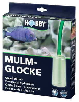 Hobby Mulmglocke inkl. 2m - 9/12mm Ablass-Schlauch Mulmsauger Bodenreiniger TOP