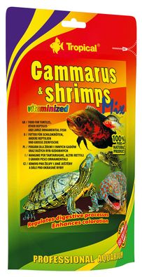 Tropical Gammarus & Shrimps Mix 130g - getrockneten Shrimps - MHD 11/20