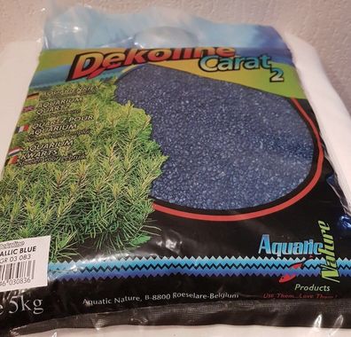 Aquatic Nature Dekoline Metallic Blue 5kg - Aquariumkies - Bodengrund Pflanzen