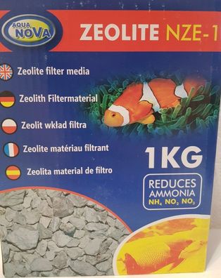 Aqua Nova Filtermedium Zeolith 1kg Filtermaterial für Außenfilter Aquarium Teich