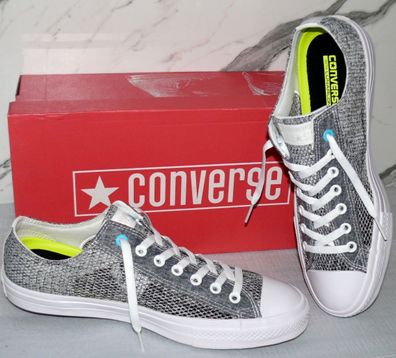 Converse 155732C ALL STAR CTAS 2 OX Mesh Gitter Schuhe Sneaker Boots 45 Grau Wei