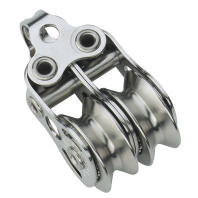 Micro XS Block für Draht 4 mm Kugellager - 2 Rollen, Bügel