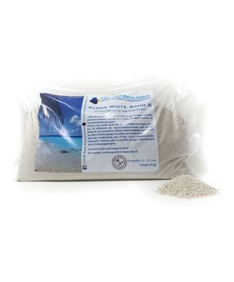 Coral Reef Aloha White Sand S 0,5-2,5mm weißer Aquariensand für Meerwasser 10kg