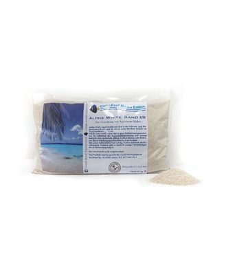 Coral Reef Aloha White Sand XS 0,5-1,25mm weißer Aquariensand f. Meerwasser 10kg