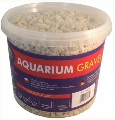 Aqua Nova Bodengrund Gravel Natural Dolomito 5kg - 5-10mm Aquariumkies weiß