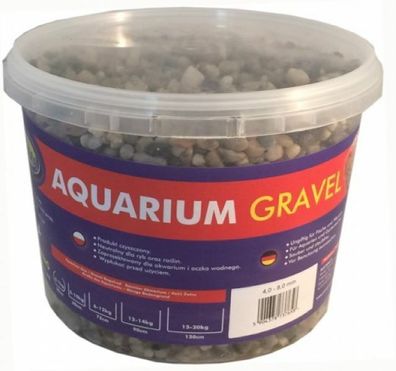 Aqua Nova Bodengrund Gravel Natural River 5kg - 4-8mm Aquariumkies natur
