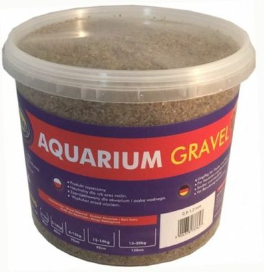 Aqua Nova Bodengrund Gravel Natural River 5kg - 0,8-1,2mm Aquariumkies natur