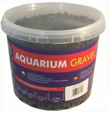 Aqua Nova Bodengrund Gravel Natural Basalt 5kg - 5-10mm Aquariumkies schwarz
