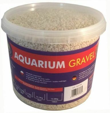 Aqua Nova Bodengrund Dolomito 5kg - 2-5mm Aquariumkies weiß