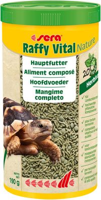 Sera reptil raffy Vital Nature - Pflanzenfutter für Landschildkröten 1000ml