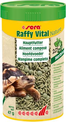 Sera reptil raffy Vital Nature - Pflanzenfutter für Landschildkröten 250ml