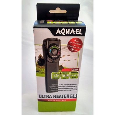 Aquael Ultra Heater 50W Heizer Heizstab bis 33 Grad Aquarien Thermostat