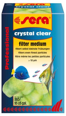 Sera crystal clear Filtermedium 12 Stück - Filterwatte Süß- + Meerwasser