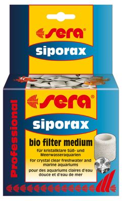 Sera siporax bio Filtermedium 500ml Filtermaterial HMF Hamburger Mattenfilter