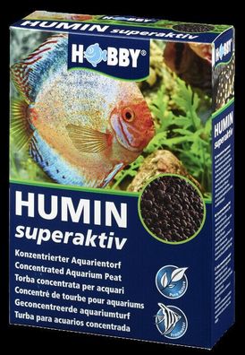Hobby Humin superaktiv 1200ml - konzentrierter Aquarientorf für weiches Wasser
