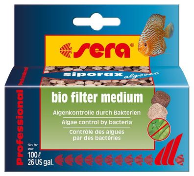 Sera siporax algovec bio Filtermedium 35g Filtermaterial HMF Mattenfilter Filter