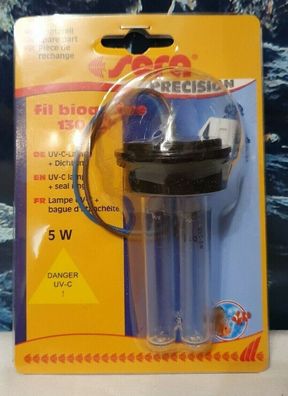 Sera UV-C-Lampe 5W + Dichtring für sera fil bioactive 130 + UV Ersatzteil