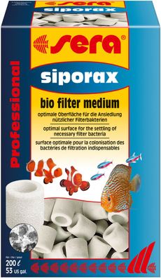 Sera siporax bio Filtermedium 1000ml Filtermaterial HMF Hamburger Mattenfilter