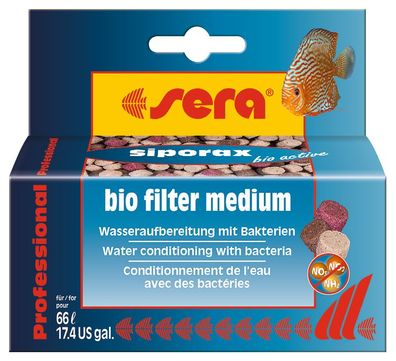 Sera siporax bio active bio Filtermedium 35g Filtermaterial HMF Mattenfilter