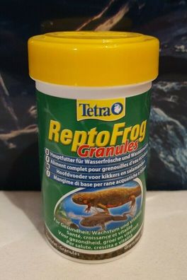 Tetra ReptoFrog Granules 100ml - Futter für Wasserfrösche + Wassermolche Frösche