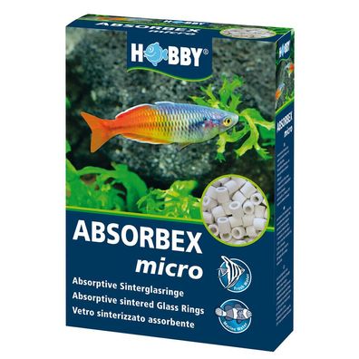 Hobby Absorbex micro 700g - Absorptive Sinterglasringe für Süß- + Meerwasser