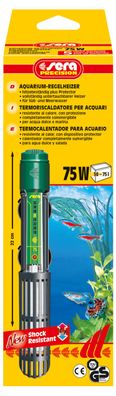 Sera Aquarium Regelheizer 75W - Heizstab bis 75L Süß- + Meerwasser Aquarium