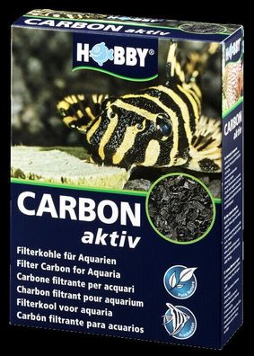 Hobby Carbon aktiv 300g - Filterkohle für Aquarien Filtermaterial entfernt Chlor
