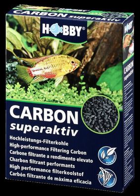 Hobby Carbon superaktiv 500g - Hochleistungs-Filterkohle Aquarium Filtermaterial