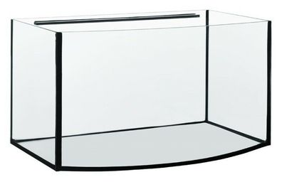 Aquarium 100x40x50cm Glasbecken 200 Liter m. gebogener Frontscheibe Glasaquarium