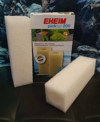 EHEIM pickup 200 Innenfilter Filterpatronen 2617120 weiß 2er-Pack Filterschwamm