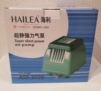 Hailea Membranpumpe 9720 - 1.800l/ h 20W sehr leise Luftpumpe Durchlüfter