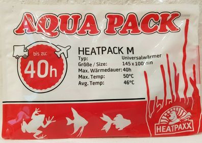 10x Heat Pack Wärmekissen Aqua Pack für bis zu 40 Stunden Heatpack Transport
