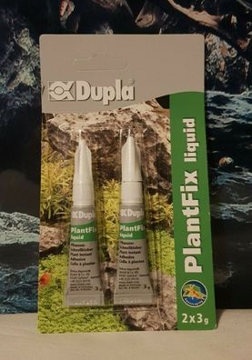 Dupla PlantFix liquid 2x 3g - Schnellkleber für Pflanzen, Moose + Korallen Deko