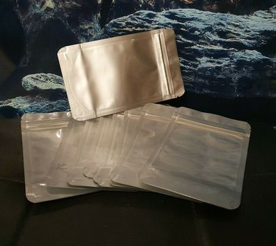 10 Doypack 100ml Standbeutel mit Druckverschluss Aquarium Futter Wasserzusätze