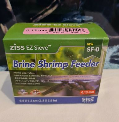 Ziss SF-0 Futtersieb / Pflanzentopf inkl. Saugnapf 0,13 mm Futter Sieb Aquarium