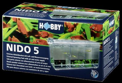 Hobby Nido 5 - Externes Ablaichbecken mit Luft- + Wasserversorgung Babybecken