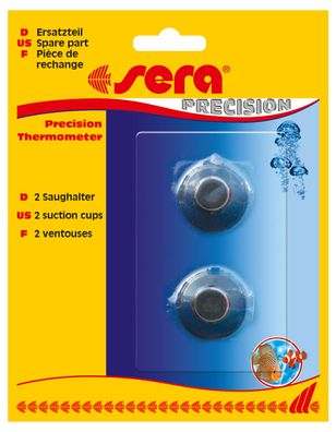 Sera Saughalter - 2er Pack - für Präzisions-Thermometer Glasthermometer Aquarium