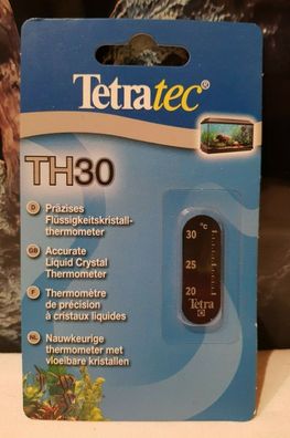 Tetra Tetratec TH30 präzises Flüssigkeitskristall klebe Thermometer Aquarium