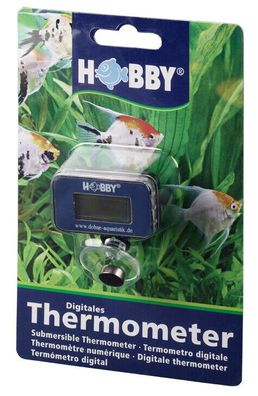 Hobby Digitales Thermometer Nano-Thermometer mit Sauger Aquarium Zubehör