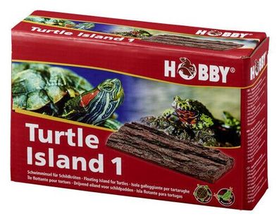 Hobby Turtle Island 1 - 17,5x11cm Schildkröten Aquarium Terrarium Insel Deko