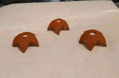 3x Tonhöhle Garnelenstern Laichhöhle 6cm Terrakotta für Krebse Garnelen Aquarium