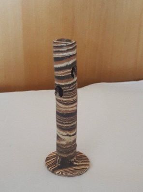 Garnelenstamm 12x1,5cm bunt Garnelenhöhle Laichhöhle Tonhöhle Garnelenturm